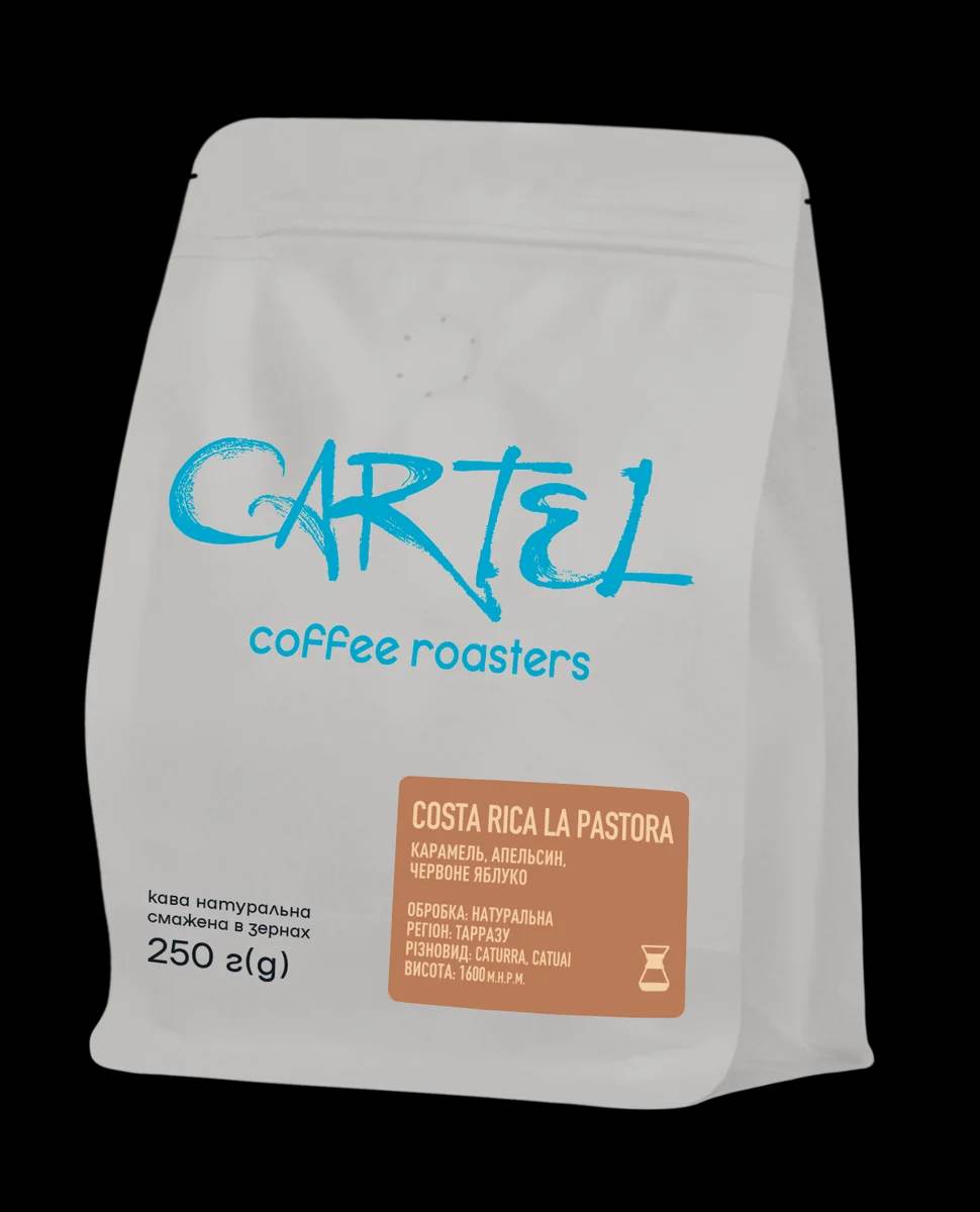SPECIALTY КАВА СМАЖЕНА CARTEL COSTA RICA LA PASTORA 250ГР