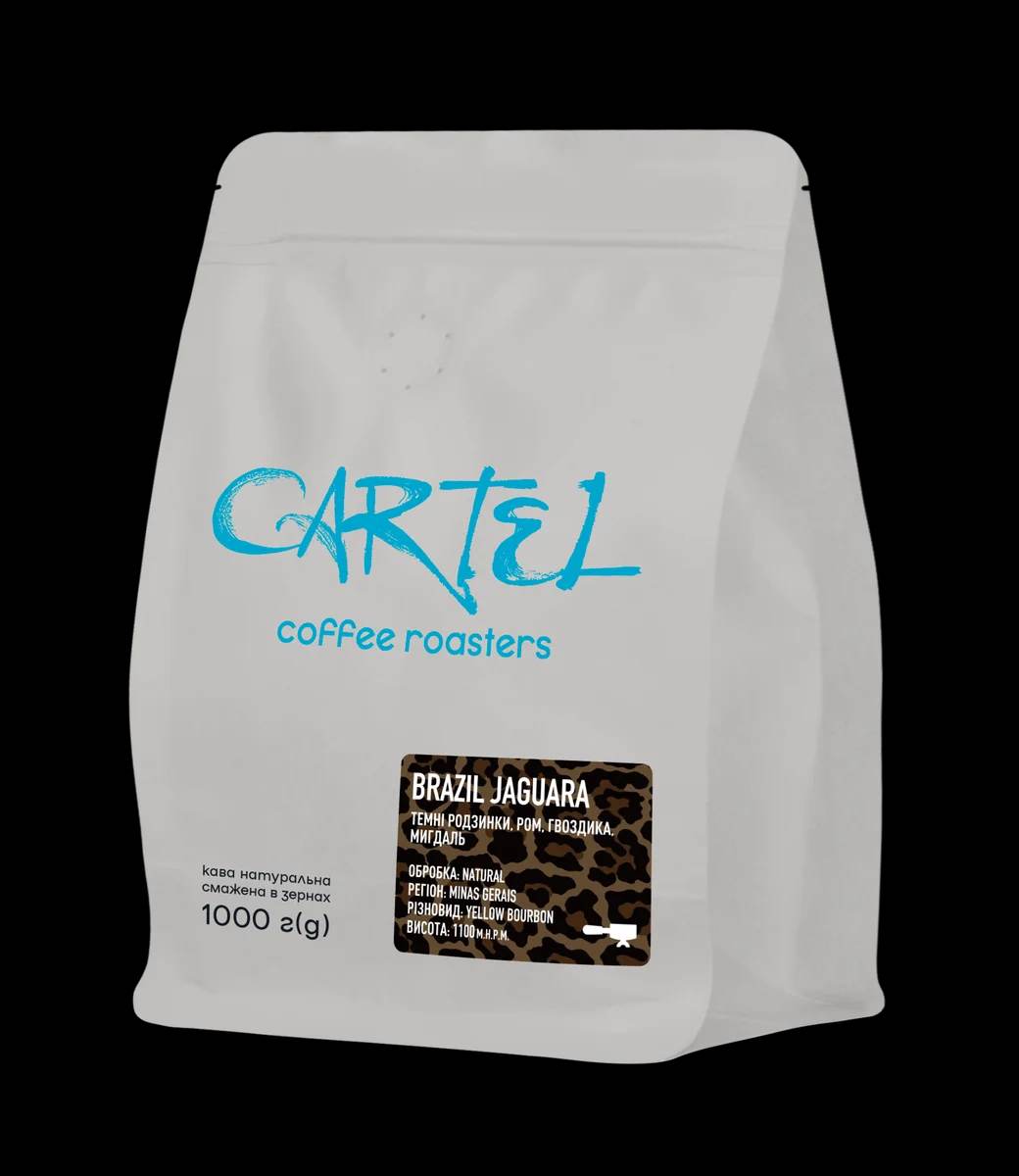 SPECIALTY КАВА СМАЖЕНА CARTEL BRAZIL JAGUARA 1КГ