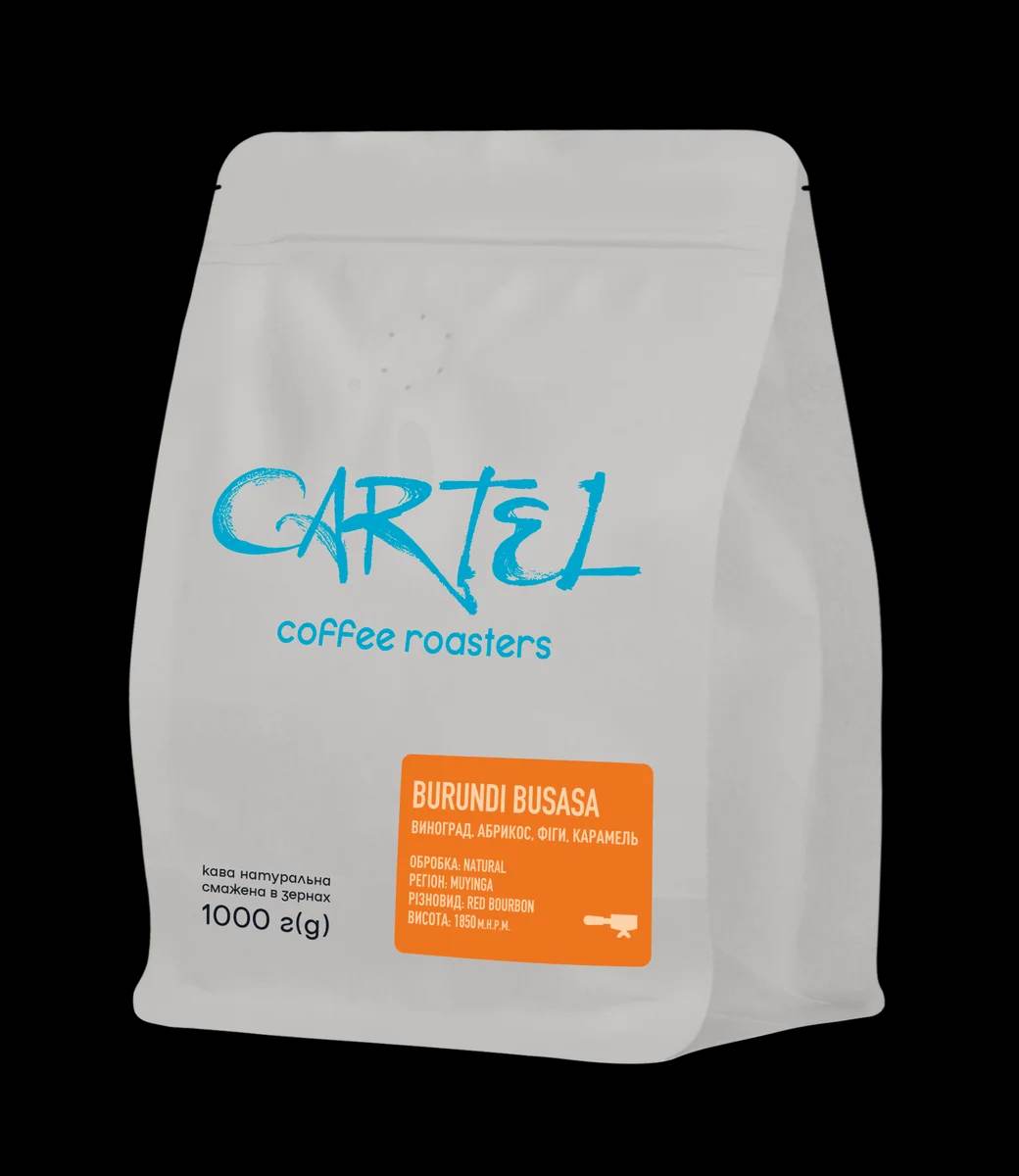 КАВА СМАЖЕНА CARTEL BURUNDI BUSASA 1КГ