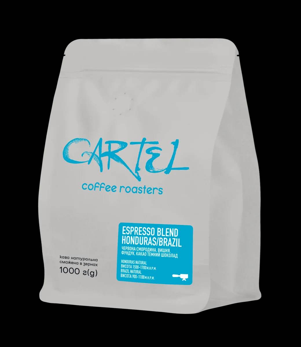 КАВА СМАЖЕНА CARTEL Blend Honduras/Brazil espresso 1 кг