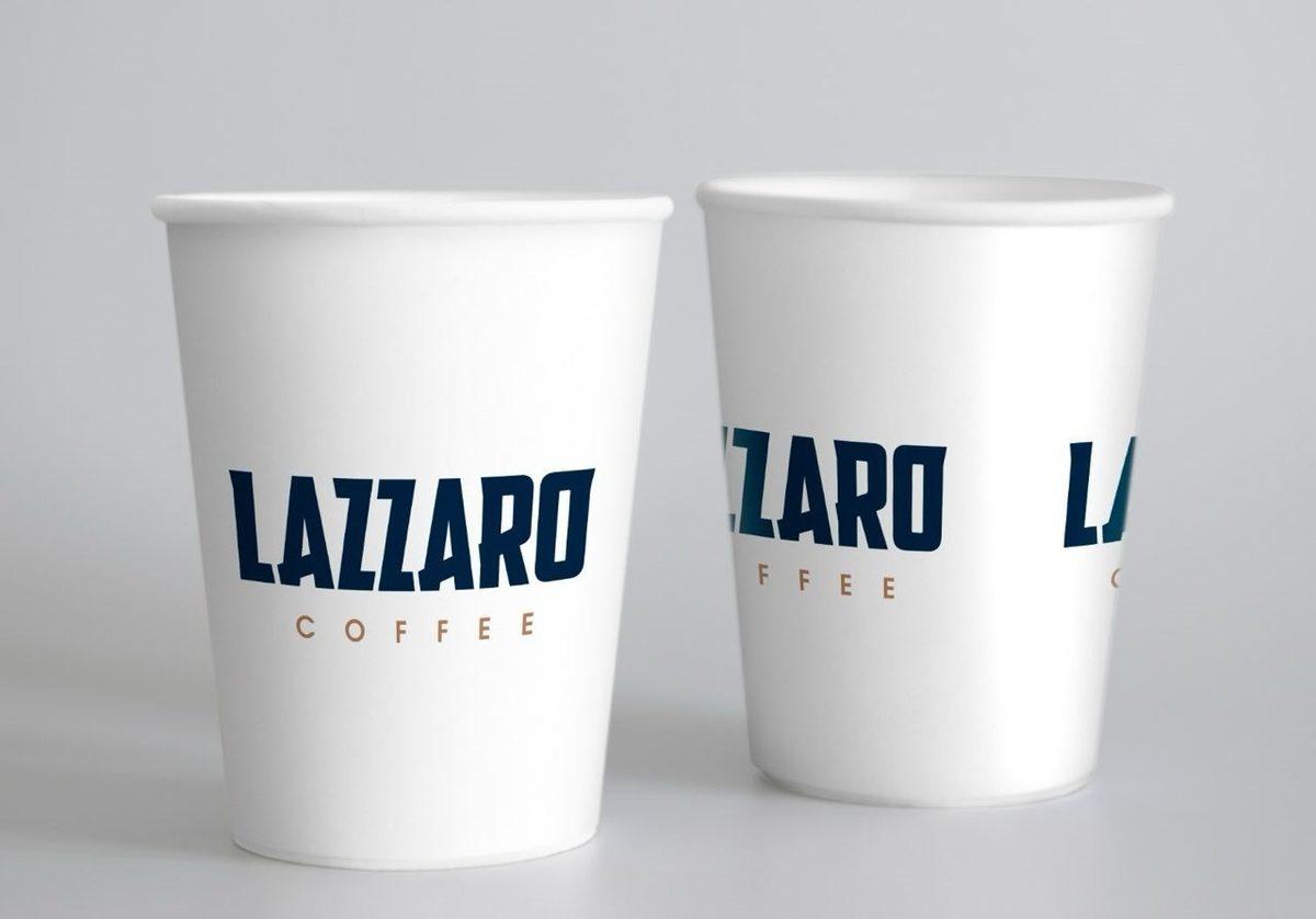 Стакани з картону ТМ Lazzaro 350 мл (50 шт в уп)