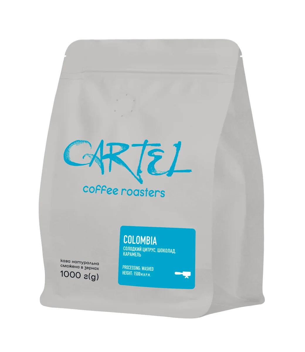 КАВА СМАЖЕНА CARTEL COLOMBIA ESPRESSO 1КГ