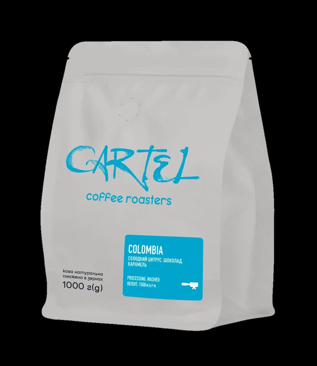 КАВА СМАЖЕНА CARTEL COLOMBIA ESPRESSO 1КГ