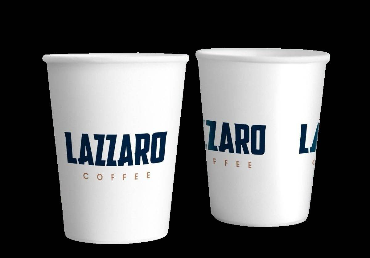 Стакани з картону ТМ Lazzaro 175 мл (50 шт в уп)